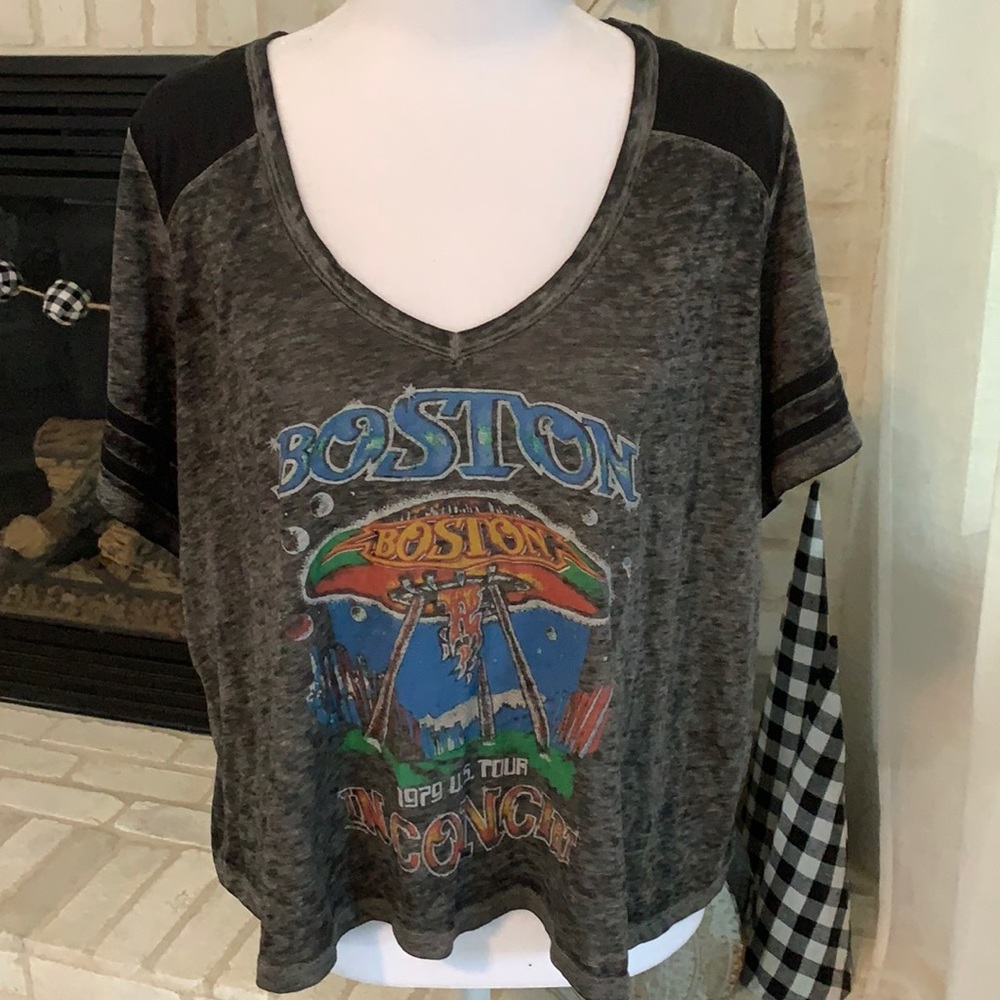 Torrid 1, thin cotton tee shirt. Boston band shirt graphic tee new with tags